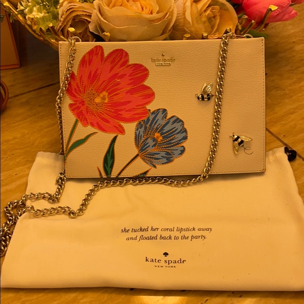 Kate spade floral crossbody